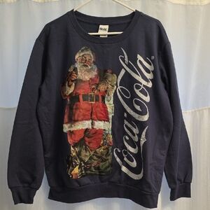 Coca Cola SANTA light Up Sweatshirt